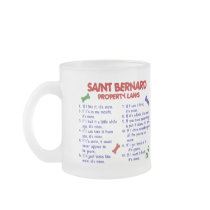 SAINT BERNARD Property Laws 2 Coffee Mug