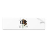 Saint Bernard (rough) History Design bumper stickers