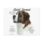 Saint Bernard (rough) History Design postcards