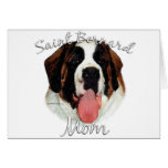 Saint Bernard (rough) Mum 2 Card