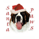 Saint Bernard Santa Paws t-shirts