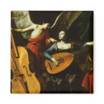 Saint Cecilia and the Angel by Carlo Saraceni Refrigerator Magnet