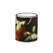 Saint Cecilia and the Angel by Carlo Saraceni Coffee Mugs