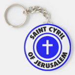 Saint Cyril of Jerusalem Key Chain