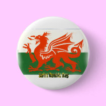 Saint Davids Day Text and Dragon buttons