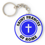 Saint Frances of Rome keychains