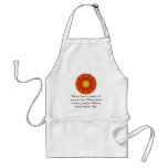 Saint Francis of Assisi quote about love and faith aprons