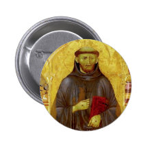 Saint Francis of Assissi Mediaeval Iconography Pins