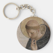 Saint Francis with Head Bowed Keychain