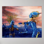 SAINT GEORGE AND ALIEN DRAGON posters