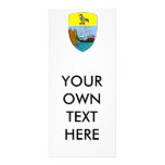 Saint Helena Coat of Arms Rack Card Design