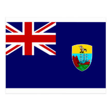 Saint Helena Flag Post Cards