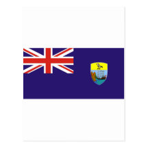 Saint Helena flag Post Cards