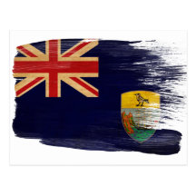 Saint Helena Flag Postcards