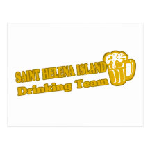Saint Helena Island Drinking Team Post Card
