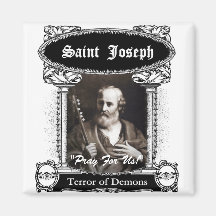Saint Joseph: Terror of Demons Refrigerator Magnet
