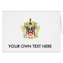 Saint_Kitts and Nevis Coat of Arms Cards