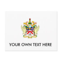 Saint_Kitts and Nevis Coat of Arms Post Cards