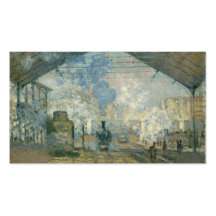 Saint-Lazare Station - Claude Monet Business Card Template