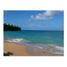 Saint Lucia Beach Postcard