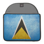Saint Lucia Flag MacBook Pro Sleeve