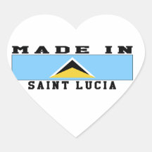 Saint Lucia Made In Designs Sticker
