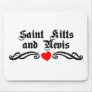 Saint Lucia Tattoo Style Mouse Pad