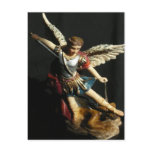 Saint Michael & Prayer Angel Postcard
