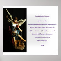 Saint Michael prayer Print