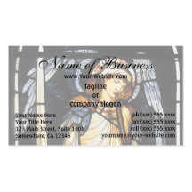 Saint Michael (stained glass) by Burne Jones Business Card