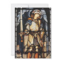 Saint Michael (stained glass) by Burne Jones invitations