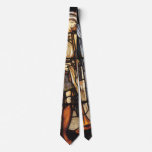 Saint Michael (stained glass) by Burne Jones Neck Tie