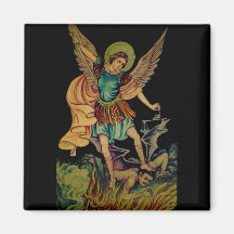 Saint Michael The Archangel Fridge Magnet