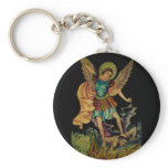 Saint Michael The Archangel keychains