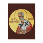 Saint Nicholas the Wonder-worker Prayer Card postcards