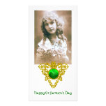 SAINT PATRICK'S CELTIC HEART,shamrock Photo Cards