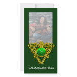 SAINT PATRICK'S CELTIC HEART,SHAMROCK photo cards