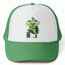 Saint Patrick's Day Beer Powered Superhero Hat