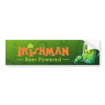 Saint Patrick's Day Beetle Bumper Sticker