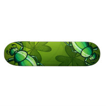 Saint Patrick's Day Beetle Skateboard Deck