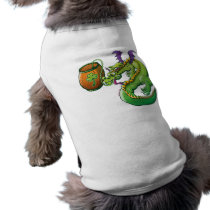 Saint Patrick's Day Dragon Dog Tshirt