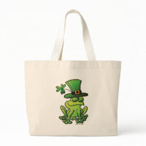 Saint Patrick's Day Frog Tote Bag