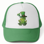 Saint Patrick's Day Frog Trucker Hat