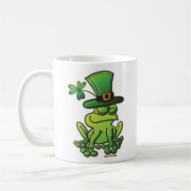 Saint Patrick's Day Frog Mug