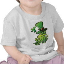 Saint Patrick's Day Frog T Shirts