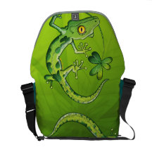 Saint Patrick's Day Gecko Commuter Bags