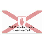 Saint Patrick'S For Northern Ireland Shield flag business cards