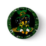Saint Patty  Dachshund buttons