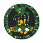 Saint Patty  Dachshund magnets