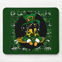 Saint Patty  Dachshund Mouse Mat